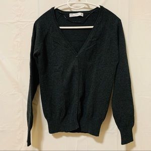 Zara Buttoned Cardigan in Black Size M